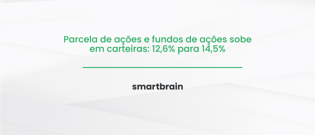 Parcela de ações e fundos de ações sobe em carteiras: 12,6% para 14,5%