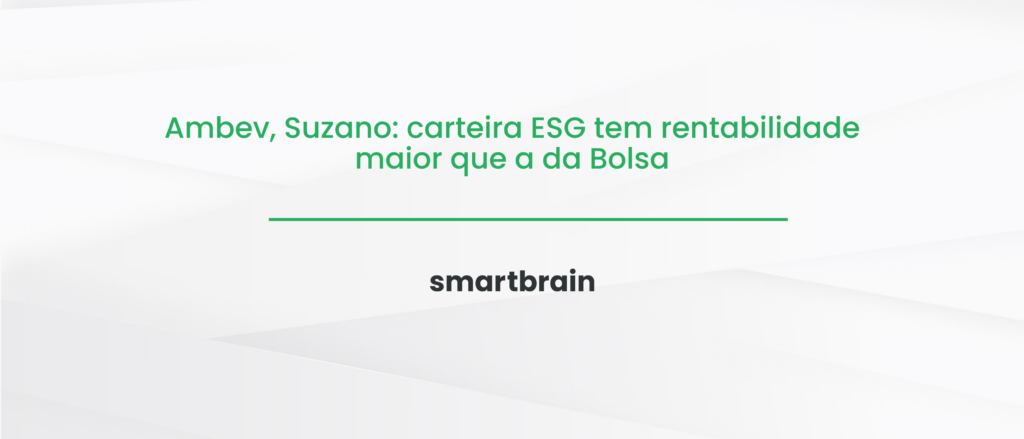 Ambev, Suzano: carteira ESG tem rentabilidade maior que a da Bolsa