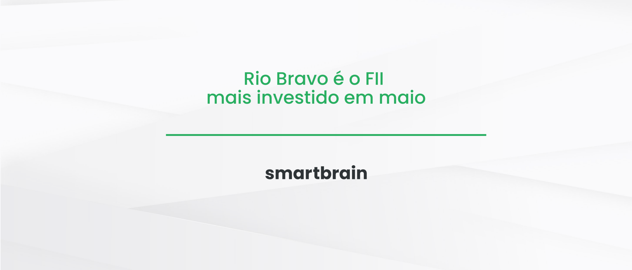 Rio Bravo é o FII mais investido em maio